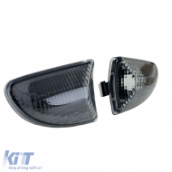 Seitenblinker-Set schwarz rauchig geeignet für Smart ForTwo Cabrio Coupe 451 2007-2015-image-6202082