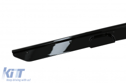 Seitenschweller Add-on Erweiterungen für BMW 2 F22 F23 2014+ M-Performance Look Glänzend schwarz-image-6076993