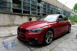 Seitenschweller Add-On Verlängerungen für BMW F30 F31 3er 11+ M-Performance Look-image-6072477