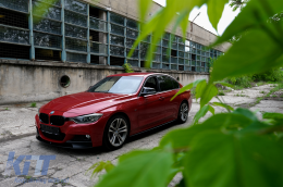 Seitenschweller Add-On Verlängerungen für BMW F30 F31 3er 11+ M-Performance Look-image-6072478