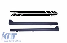 image-58-Seitenschweller für VW Golf V MK5 03-07 GTI Look Seite Aufkleber Vinyl Schwarz