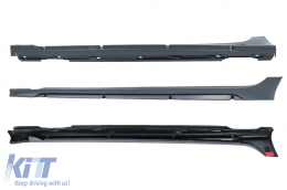 Seitenschweller mit Zierleisten für Audi A7 4K 2018- Racing-Design Set Side Skirts-image-6128326