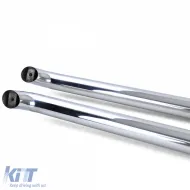 Seitenstufen aus poliertem Edelstahl, geeignet für VW T5 T6 T6.1 mit langem Radstand-image-6202614