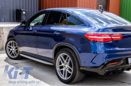 Seitenstufen Seitenbretter Seitenschritte für Mercedes GLE Coupé C292 2015-2019-image-5996742