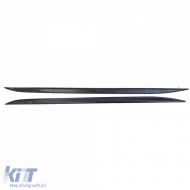 Seitenverkleidungen in Hochglanz Schwarz geeignet für BMW 4er G22 G23 ab 2020-image-6193989