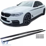 image-71-Seitenverkleidungen in Hochglanzschwarz geeignet für BMW 5er G30 G31 ab 2017