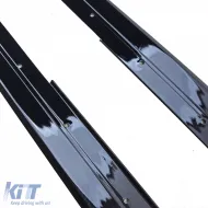Seitenverkleidungserweiterung in Hochglanzschwarz geeignet für BMW 3er F30 F31 2011-2019-image-6205871