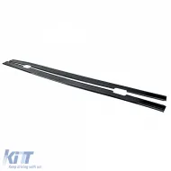 Seitenverkleidungserweiterung in Schwarz Hochglanz geeignet für BMW 3er E92 E93 Coupe Cabriolet-image-6210338