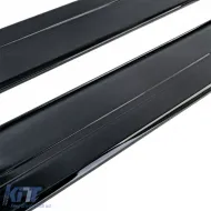 Seitenverkleidungserweiterung in Schwarz Hochglanz geeignet für BMW 3er E92 E93 Coupe Cabriolet-image-6210341