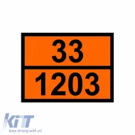 image-30-Selbstklebendes Schild Kraftstoff 33/1203 30 x 40cm P.302 1 Stück