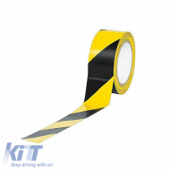 Self-adhesive Marking Tape (Vinyl) Yellow-Black 3M 7661 50mm x 33m