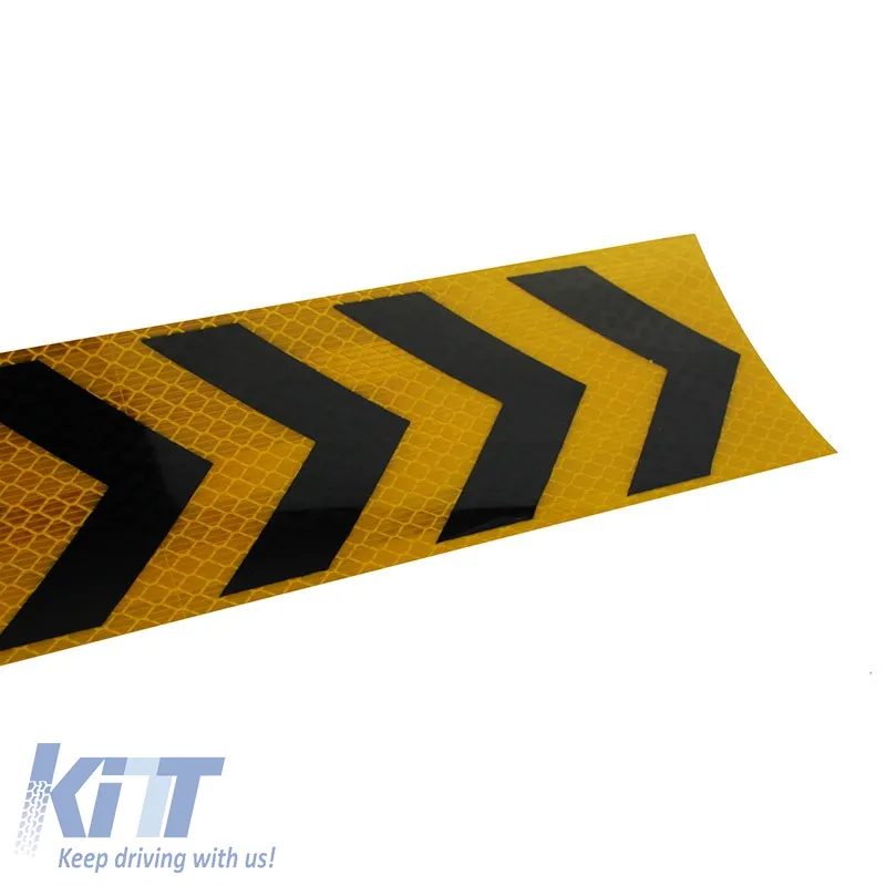 Self Adhesive Reflective Tape Arrow Orange 3M 3931 P.3M.342 / A 50 x 7cm 1 Piece