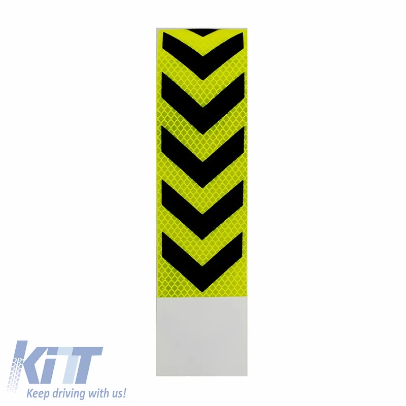 Self-Adhesive Reflective Tape Arrow Yellow 3M 4083 P.3M.343 / A 50 x 7cm 1 Piece