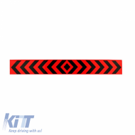 Self Adhesive Reflective Tape Fluorescent Arrow Orange 3M Π.3M.344 / Α 50 x 7cm 1 Piece - CGRSEAR6035995