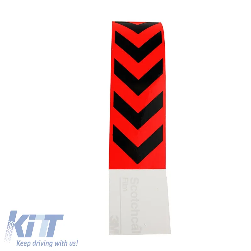 Self Adhesive Reflective Tape Fluorescent Arrow Orange 3M Π.3M.344 / Α 50 x 7cm 1 Piece