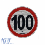 Self-adhesive Reflective With Speed Limit 