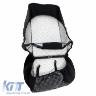 Semi Front Seat Covers PU Royal Gray 4 Pieces-image-6292500