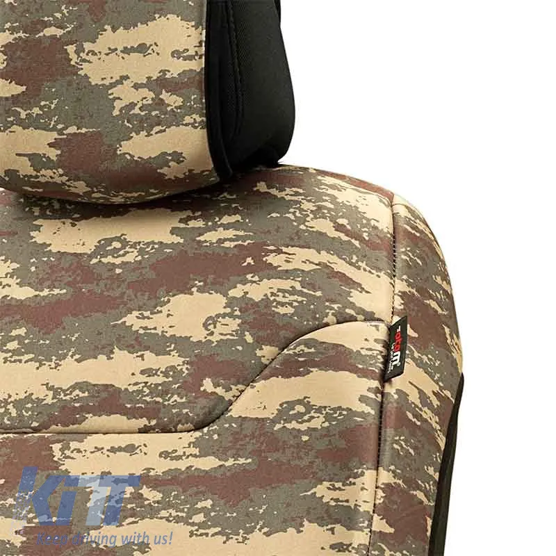Semi Seat Cover suitable for Otom Safari Concept Fabric "Camouflage" Waterproof SFRM-106 1 Piece