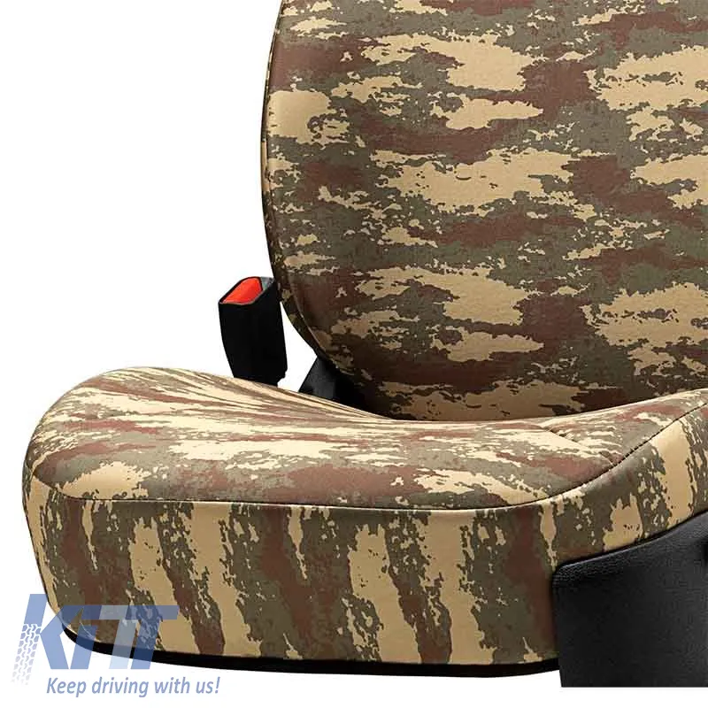 Semi Seat Cover suitable for Otom Safari Concept Fabric "Camouflage" Waterproof SFRM-106 1 Piece