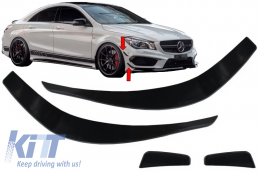 Séparateurs Aero pare-chocs pour MERCEDES CLA W117 C117 X117 13-16 CLA45 Design-image-6025542