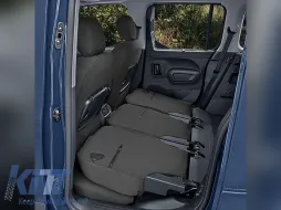Série de sellerie Kegel Tailor Made adaptée pour les sièges avant et arrière de Peugeot Rifter, Partner, Citroen Berlingo, Opel Combo E, Toyota Proace City après 2019, noire-image-6212301