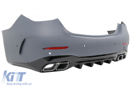 Set amaxómatos gia Mercedes C-Class W206 Sedan 2021+ C63 Schedíasi profylaktíra plaïnés foústes-image-6110251