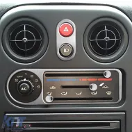 Set aus 3 verchromten Drehknöpfen zur Heizungs- und Belüftungsregelung, geeignet für Mazda MX5 NA 89-98-image-6195555