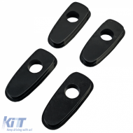 image-10-Set aus 4 Indy Spacer Adapterplatten für Motorräder, schwarz, geeignet für Ducati Monster Front