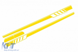 Set autokóllhta plaϊná autokóllhta kai epáno kapó orofís píso pórtas kai Kathrépths Mat Kítrino katállhlo gia MERCEDES C205 Koupé A205 Cabriolet (2014-up)-image-6063324