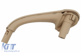 Set avant Poignées Portes Tirez Intérieur pour Mercedes C W203 S203 2000-2007 Beige-image-6086025