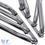 Set di collettori 4-in-1 in acciaio inossidabile adatto per Ford Mustang SBF 64-73 289 302 351W-image-6207856