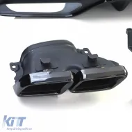 Set di diffusori posteriori sportivi con terminali neri adatti per Mercedes GLS X166 15-19-image-6192710