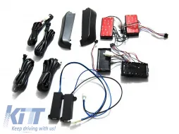 Set di fanali posteriori a LED tuning adatto per Audi A6 C7 berlina 2011-2014 rosso/bianco, sinistro e destro, per il modello con fanali posteriori a LED di fabbrica-image-6151592