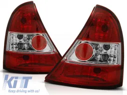 image-68-Set di fanali posteriori tuning adatto per Renault CLIO 3 09.2005-04.2009 3/5 porte con base rossa e bianca, sinistra e destra