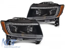 image-46-Set di fari tuning con luci LED adatto per Jeep Grand Cherokee 2011-2013, sinistro e destro