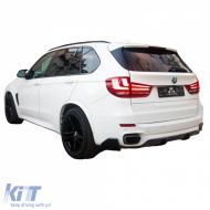 Set di finiture Shadow Line nere adatto per BMW X5 F15 13-18-image-6210766