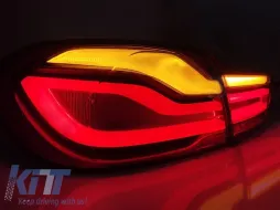 Set di luci posteriori a LED adatto per BMW Serie 4 F32 Coupé, F33 Cabriolet, F36 Gran Coupé 2013-2016, fumé, sinistra e destra-image-6151781