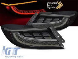 Set di luci posteriori a LED adatto per Toyota GR86 dopo il 2021, base fumé, sinistra e destra-image-6237949