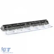 Set di luci posteriori a LED + terzo stop rosso trasparente adatto per Mercedes SLK R170 96-04-image-6194297