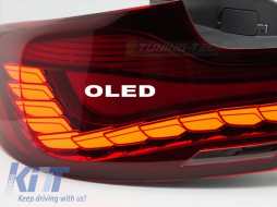 Set di luci posteriori LED adatto per BMW Serie 2 F22 Coupé, F23 Cabriolet 2013-2021, M2 F87 2016-2021, con base rossa, sinistra e destra-image-6151853