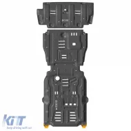 Set di protezione del sottoscocca con skid plate adatto per Mercedes G-Class W463 dal 2018-image-6200924