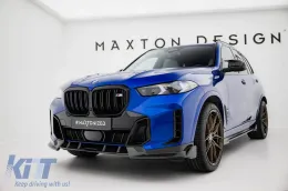 Set di splitter in fibra di carbonio prepreg Maxton Design adatto per BMW X5 M-Pack G05 Facelift dopo il 2023-image-6144595