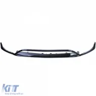 Set di spoiler anteriore paraurti sportivo nero lucido adatto per Mercedes Classe A W176-image-6192278