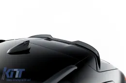 Set di spoiler tipo S-Line versione 1 Maxton Design adatto per minigonne, paraurti anteriore, paraurti posteriore e tetto dell'Audi A6 S-Line C9 Avant dopo il 2025, nero lucido-image-6235680