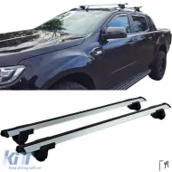 image-35-Set di traverse in alluminio adatto per barre del tetto per Ford Ranger T6 T7 T8 2012-2022