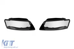 image-41-Set di vetri dei fari adatto per Audi A5 2008-2012, sinistro e destro