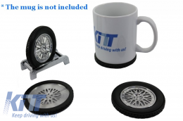 Set dórou Tire Shape Coaster Tire Wheel-image-6033564