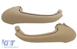image-11-Set Frente Manijas Puertas Jalar Interior para Mercedes C W203 S203 2000-2007 Beige