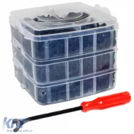 Set mit Karosserienietenbefestigungsclips, Werkzeug zum Entfernen von Verkleidungen, 630 Teile-image-6199246