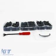 Set mit Karosserienietenbefestigungsclips, Werkzeug zum Entfernen von Verkleidungen, 630 Teile-image-6199247